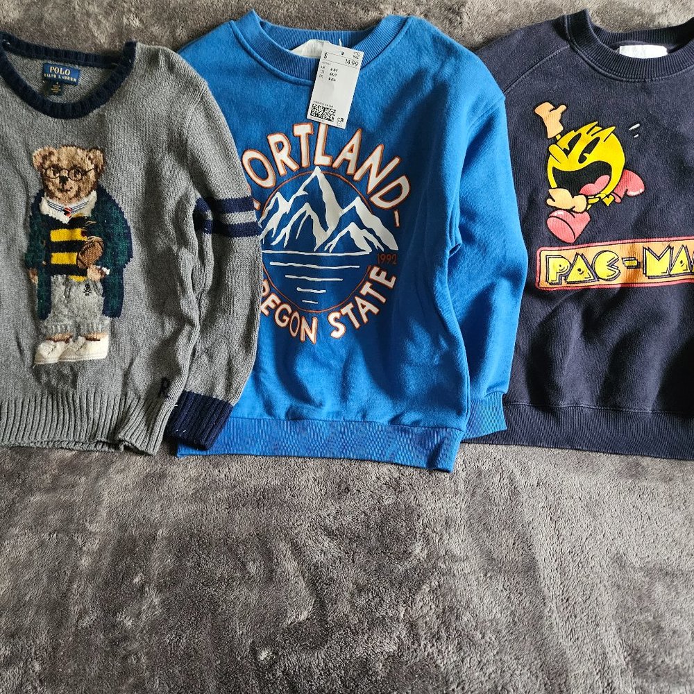 Boys Crew Neck Sweaters
